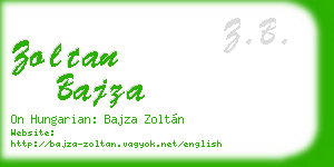 zoltan bajza business card